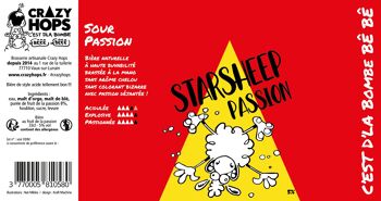 Bière Starsheep Passion Sour 33cl