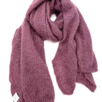 ana scarves touched mohair - old pink