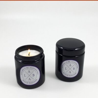 Apothecary Collection round candle, refillable, Cinnamon - Mandarin scent, 220 g