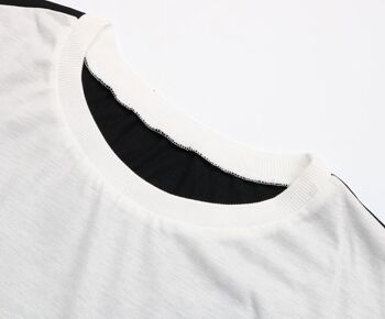 Robe t-shirt pour femme | noir | blanc | différentes tailles 3