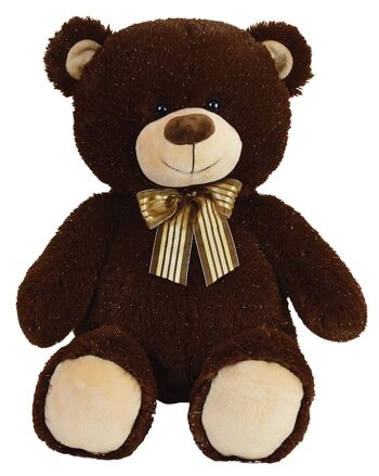 Peluche Ours pailleté classique 56 cm 2