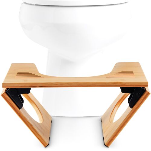 Compra Sgabello per WC pieghevole in bambù - Squat fisiologico in