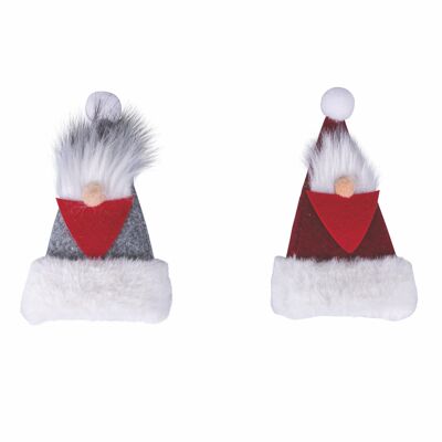 XMAS P POSATE CAPPELLO SANTA  2 ASS