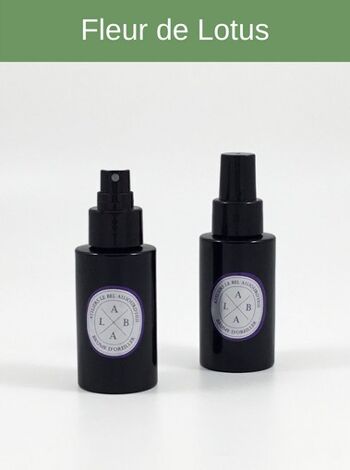 Spray d'ambiance  rechargeable 100 ml - Parfum Fleur de Lotus