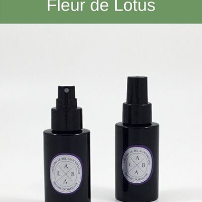 Spray d'ambiance  rechargeable 100 ml - Parfum Fleur de Lotus