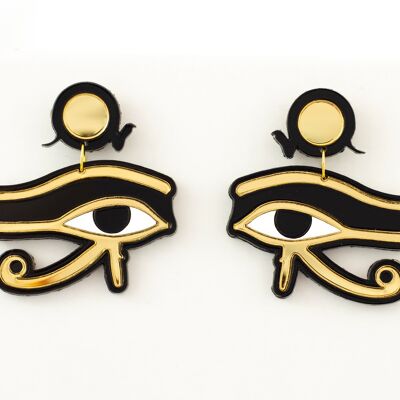 Earrings - Eye of Horus and RA