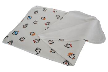 Couverture pour bébé Organics - Pingouin