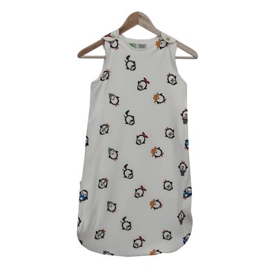 Sleeping Bag, Penguin Print, Sleeveless