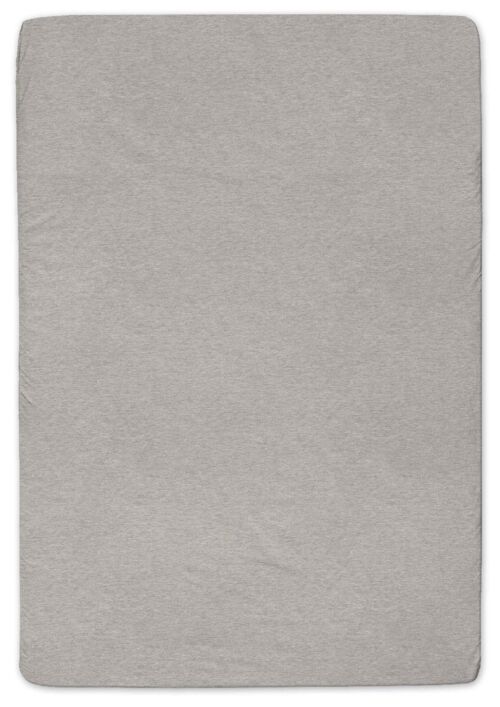 Organic Bed Sheet, Brown Mélange - 160 x 200