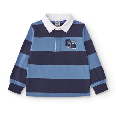 Polo blu da bambino CUBYTOS