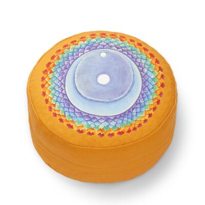 Cuscino da meditazione Sahasrara | Chakra della corona (connessione) | Lilla - maxi