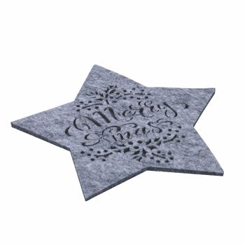 XMAS SOTT BICCH STAR GRIS SET 3 3