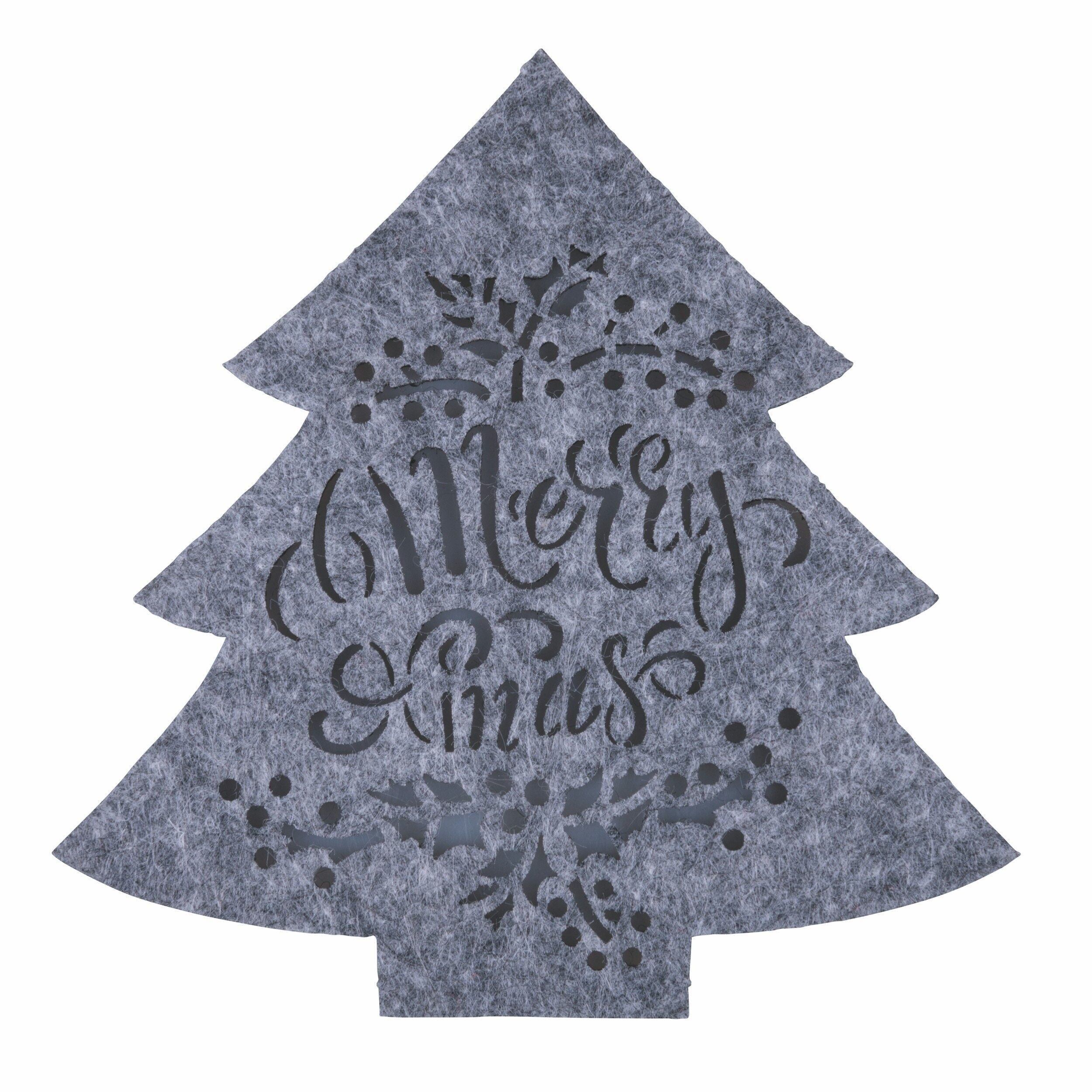 XMAS SOTT BICCH BAUM GRAU SET 3