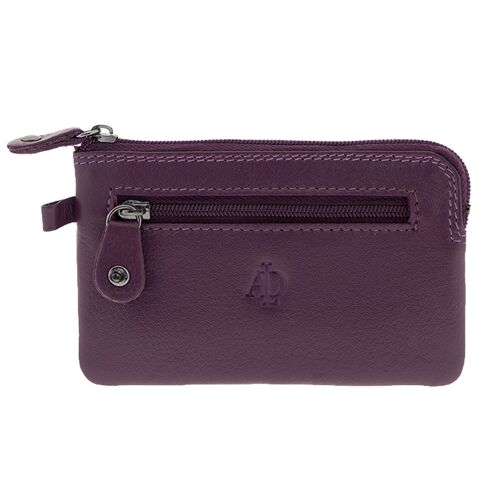 Monedero unisex Cuero de vacuno de Calidad superior – Monedero piel auténtica – Monedero, tarjetero, llavero - Capacidad 12 tarjetas. 4