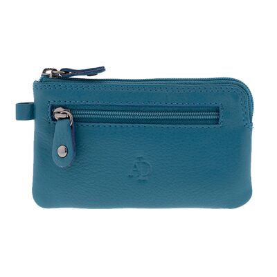 Monedero unisex Cuero de vacuno de Calidad superior – Monedero piel auténtica – Monedero, tarjetero, llavero - Capacidad 12 tarjetas. 8