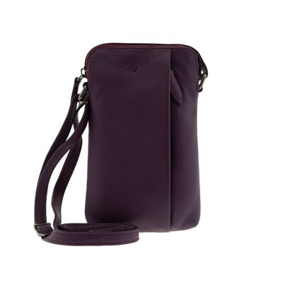 Sac pour téléphone portable unisexe en cuir de vachette de qualité supérieure - sac pour téléphone portable en cuir véritable. 4