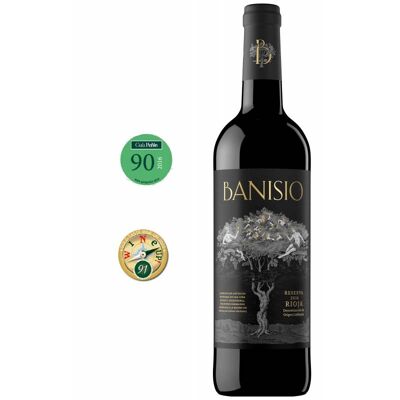 Red wine Reserva Tempranillo from La Rioja, Banisio