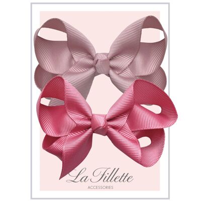 Maxima hair bow set mini with clip - Gentil