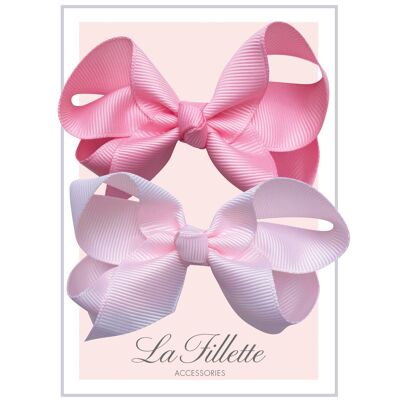 Maxima hair bow set mini with clip - Belle