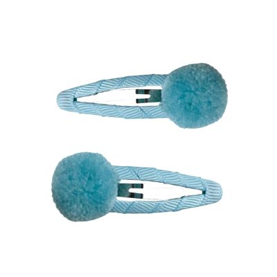 Hair clip set Olivia in baby blue