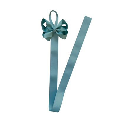 Hair bow holder in light turquoise