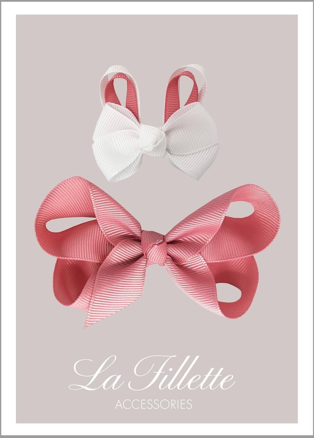 Set fiocco per capelli Maxima con clip - Coniglietto e grande amico