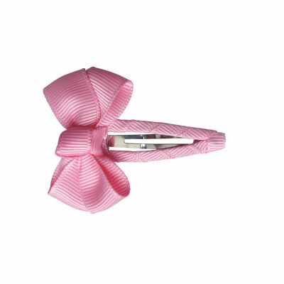 Hair bow Estelle with hair clip in pink
