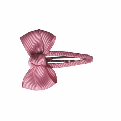 Hair bow Estelle with hair clip in dusky pink