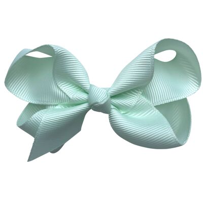 Maxima hair bow with clip in mint