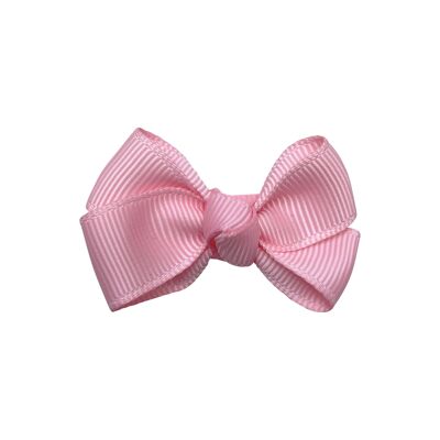 Estelle hair bow with clip in pink
