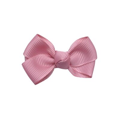 Estelle hair bow with clip in dusky pink