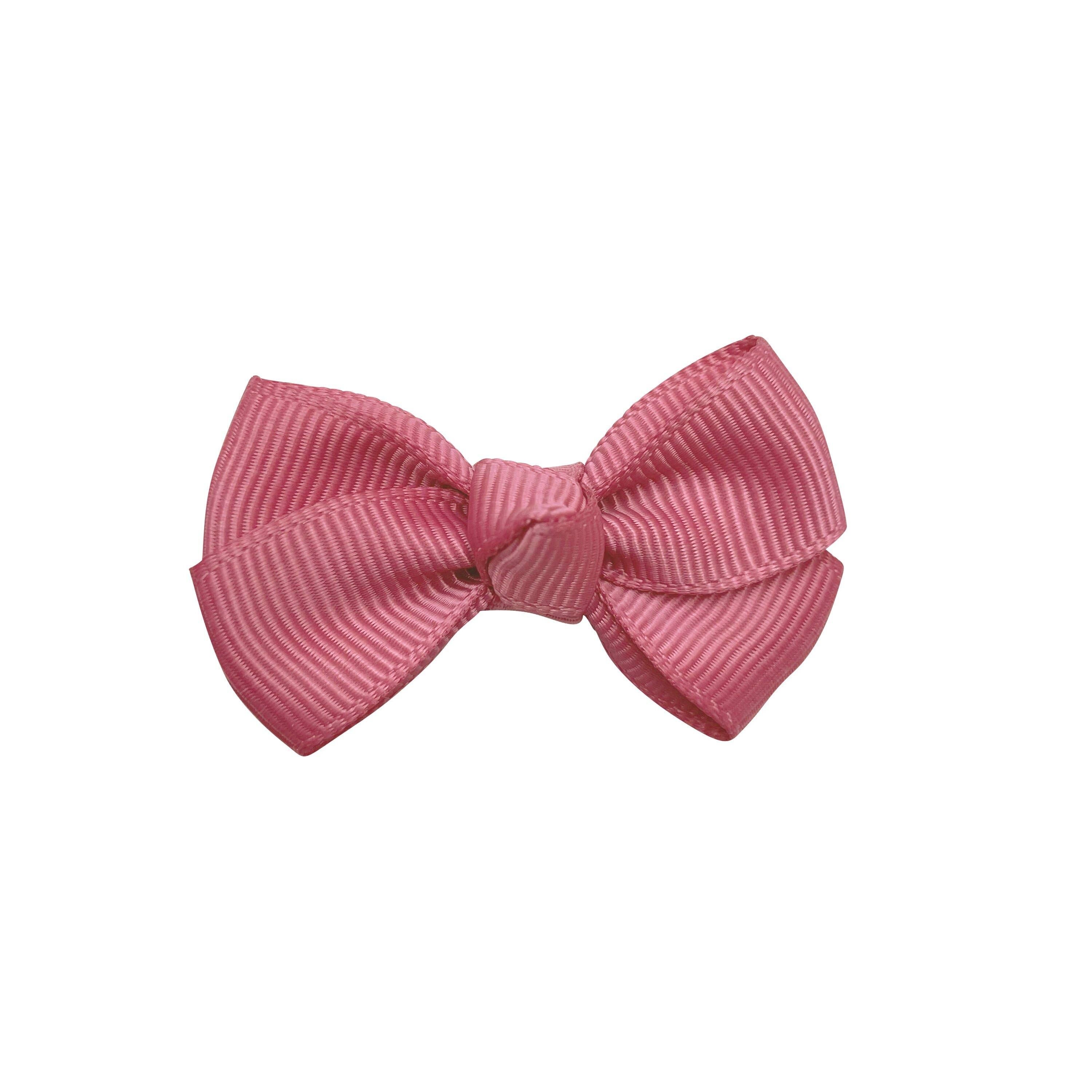 Fiocco per capelli Estelle con clip in rosa orientale