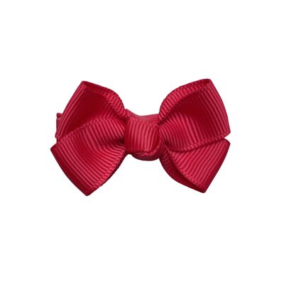 Estelle hair bow with clip in red