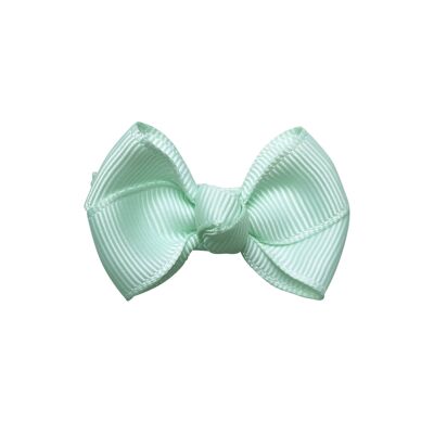 Estelle hair bow with clip in mint