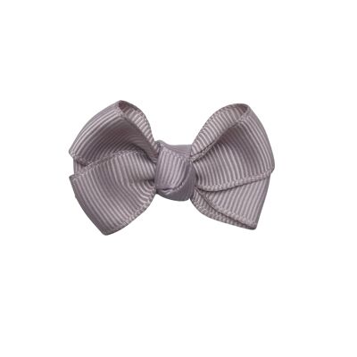 Estelle hair bow with clip in pale brown