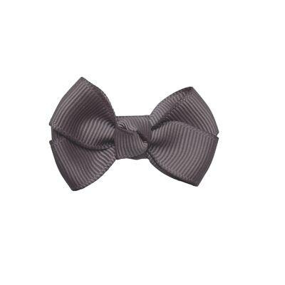 Estelle hair bow with clip in chocolate