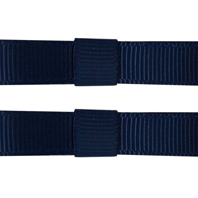 Barrette Charlotte with clip in navy blue