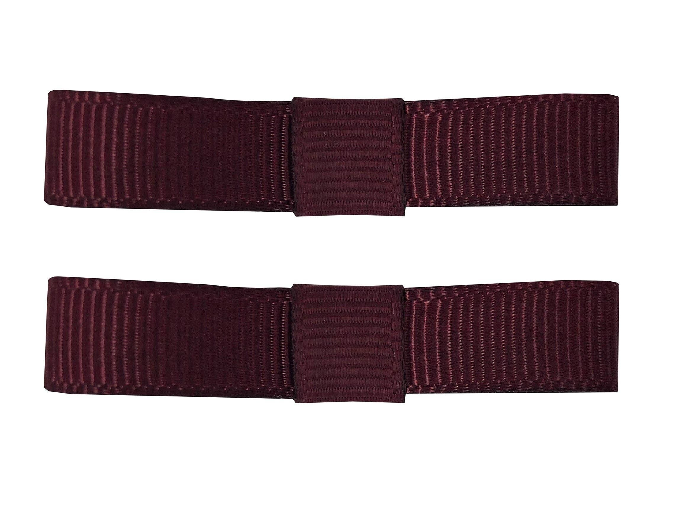 Barrette Charlotte con clip bordeaux