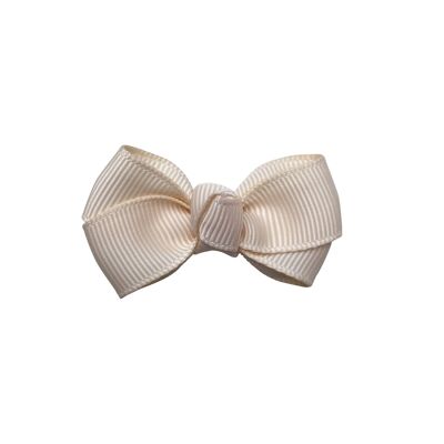 Estelle hair bow with clip in nude