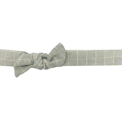 Hair band Colette in gray check