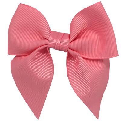 Chloé hair bow with clip in pink