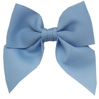 Chloé hair bow with clip in light blue
