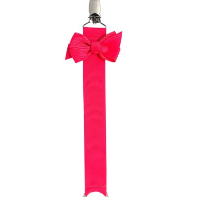 Dummy chain in neon coral with bow