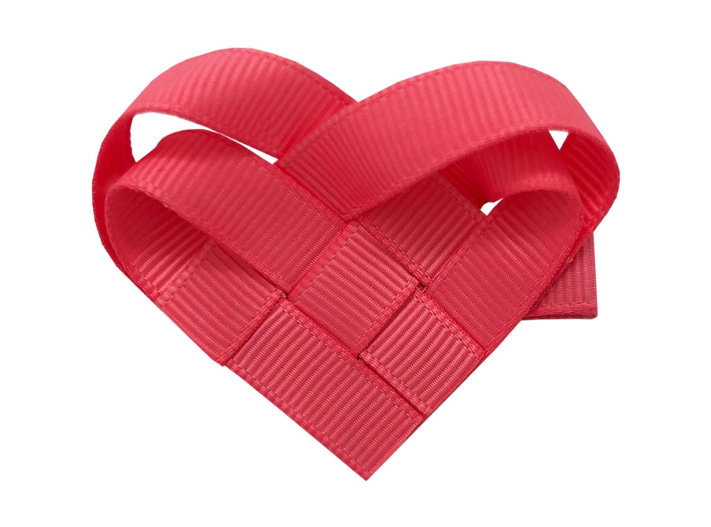 Barrette Je t'aime con clip in corallo