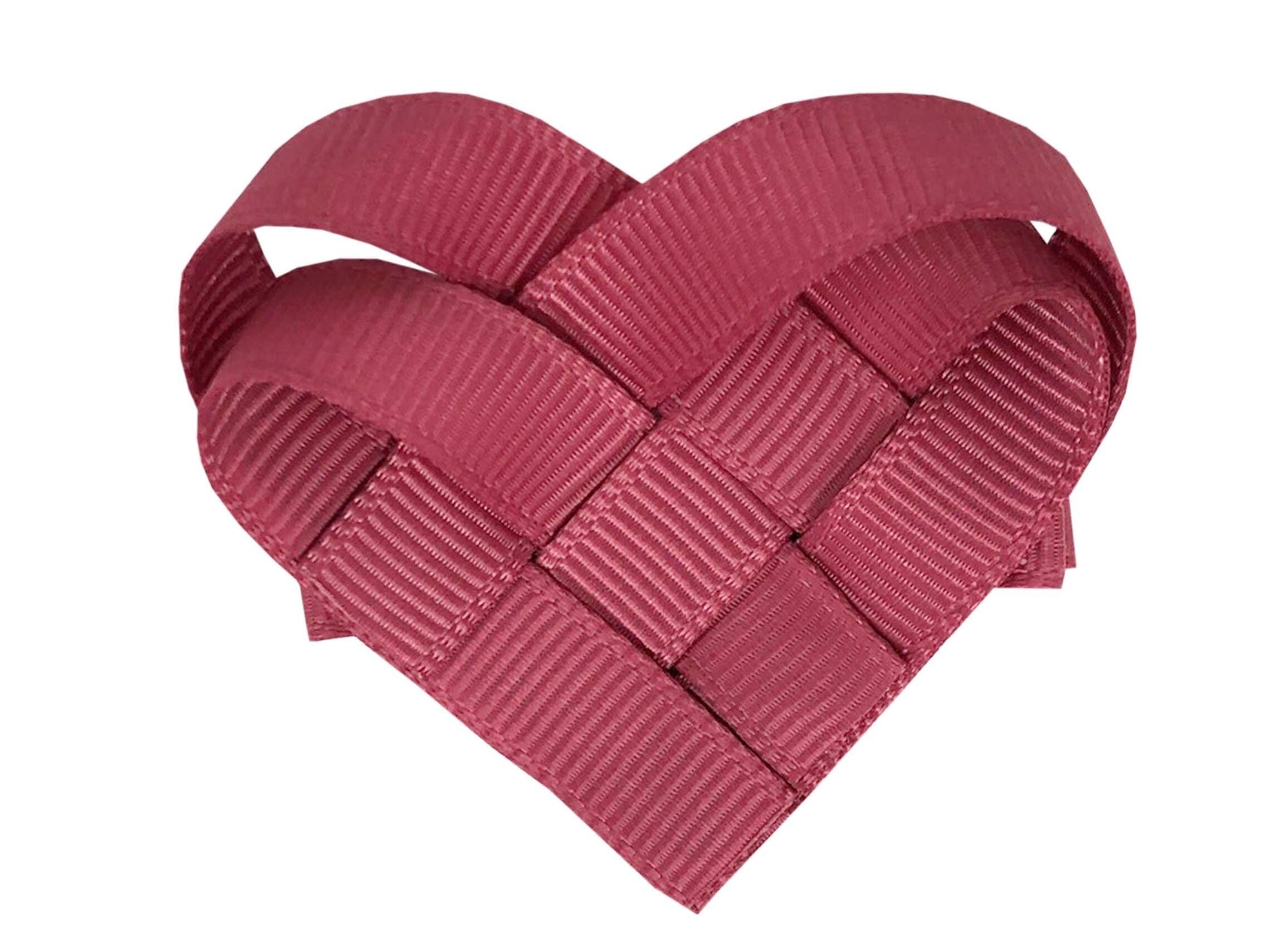 Fermaglio per capelli Je t'aime con fermaglio in rosa orientale