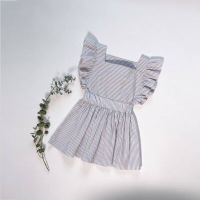 Striped dress made from organic cotton