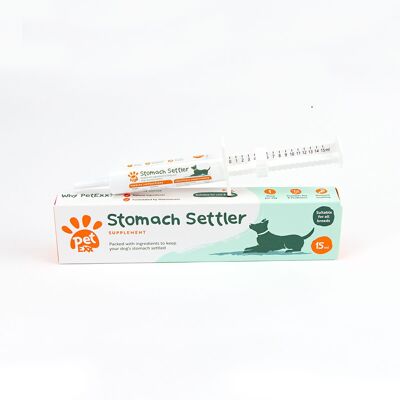Stomach Settler 15ml suplemento probiótico para mascotas con malestar estomacal y diarrea