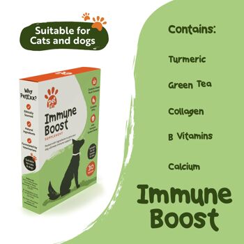 Supplément Immune Boost pour animaux de compagnie pour fournir une protection quotidienne et un renforcement du système immunitaire 2