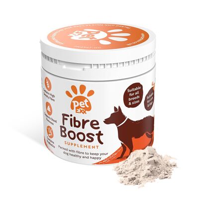 Fibre Boost supplement for dogs and cats with anal gland scooting issues