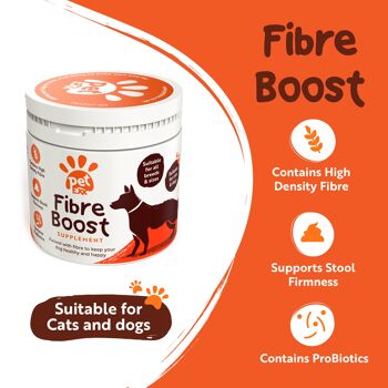 Supplément Fiber Boost pour chiens et chats ayant des problèmes de trottinette anale 2